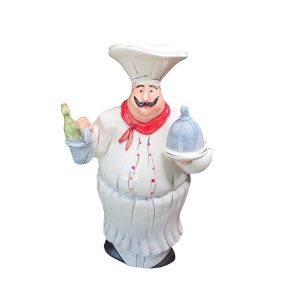 WCL Polystone Chef Sculpture Kitchen Decor - Picture 8 of 15